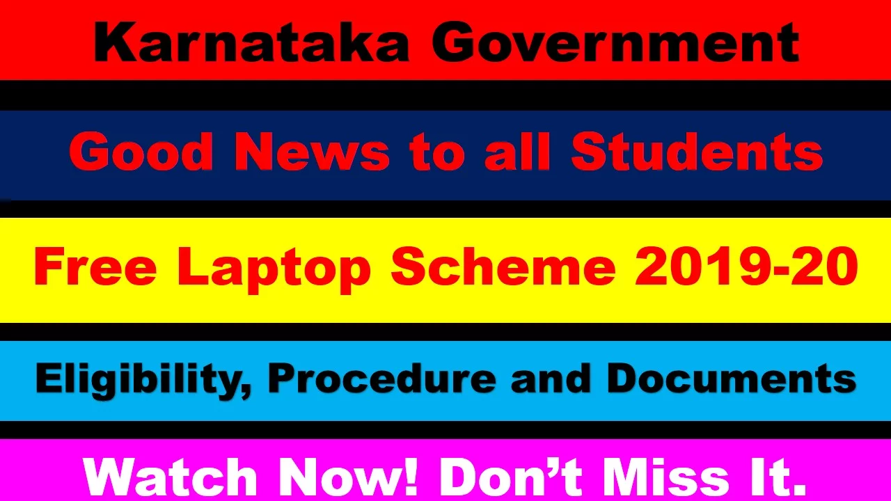 Free laptop Scheme
