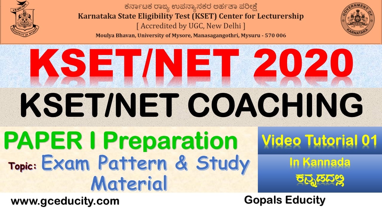 KSET/NET Preparation